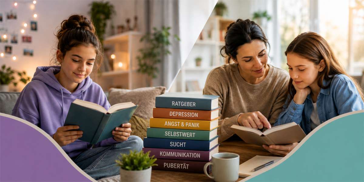 Ratgeber und Büchertipps für Eltern und Jugendliche zu Themen wie: Erziehung, Depression, Sucht, Ängsten, Trauer, Selbstwert, Pubertät usw.