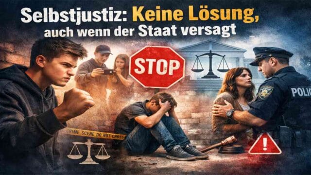 Selbstjustiz ist keine Lösung: Erfahre, warum Regeln wichtiger sind als Rache