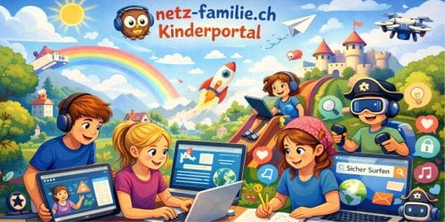 Kinderportal mit Onlinespiele, Rätsel, Quizze und Kinderwitze