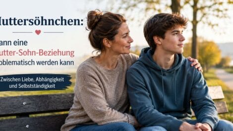 Mutter und jugendlicher Sohn im Gespräch – Symbolbild für eine enge Mutter-Sohn-Beziehung und den Weg zur Selbstständigkeit.